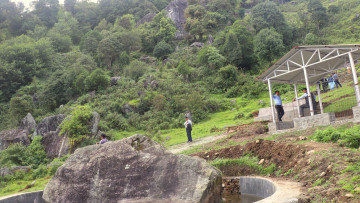 पर्यटकीय गन्तव्य बन्दै छ भोजपुरको किराँतेश्वर ढुंगे बगैँचा
