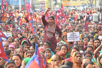 देशभरका लघुवित्त पीडित काठमाडौंमा (फोटोफिचर) 