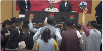 प्रदेशभाको अध्यक्षता गरेका मन्सुरीले पनि मत हालेपछि कोशीमा लफडा, एमालेले गर्‍यो नाराबाजी