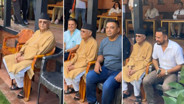गुण्डुमा पार्टीका नेतासँग निरन्तर छलफलमा ओली, कार्यकर्तासँग फोटो खिच्न व्यस्त