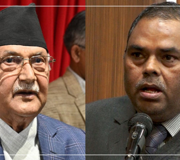 रिसाएका यादवलाई बालकाेट बाेलाएर ओलीले भने– मिलेर जाऔँ