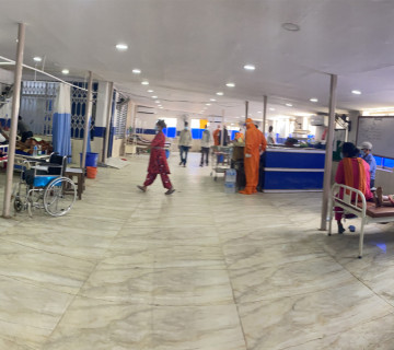 लुम्बिनी: घट्दै कोरोना संक्रमित, खाली हुन थाले कोभिड अस्पतालका बेड