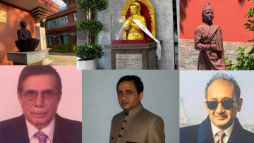 ह्लासामा नेपाली ल्यान्डमार्क : तुफानले ठड्याए देवकोटाको मूर्ति, निरौलाले उभ्याए भृकुटी