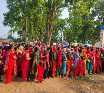 दाङमा दिउँसो १ बजेसम्म खस्यो ४१ प्रतिशत मत