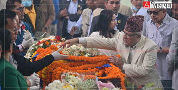 माधव नेपाल र विप्लवले दिए नेम्वाङलाई श्रद्धाञ्जली