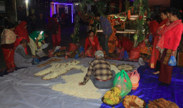 गोरखामा मनाइयो जूनको उज्यालोमा मकै सुकाउने पर्व 