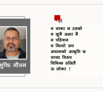 जोकर (मुक्ति गौतमको कविता)