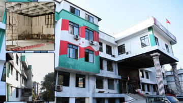 जेन–जी आन्दोलनमा क्षति पुगेको कांग्रेस पार्टी कार्यालय यसरी हुँदै छ पुनर्निर्माण (तस्वीरहरू)