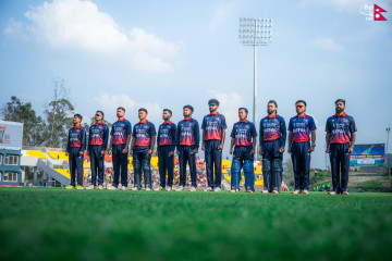 टी– २० आई सिरिज : नेपाल र यूएई प्रतिस्पर्धा गर्दै