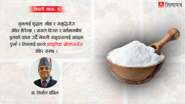 नेपाली खानामा नुनको प्रयोग कसरी गरिन्छ ?