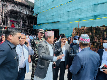 बसन्तपुर क्षेत्रमा छरपस्ट निर्माण सामग्री तत्काल हटाउन पर्यटनमन्त्री श्रेष्ठको निर्देशन 