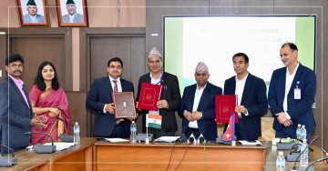 भारतको सहयोगमा निर्माण हुने १० परियोजनाको समझदारीपत्रमा हस्ताक्षर