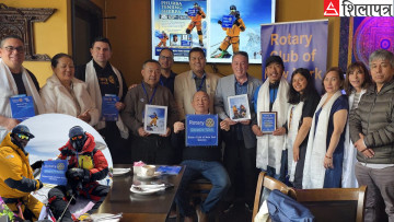 चर्चित आरोही फुर्बा शेर्पा रोटरी क्लब अफ न्यु योर्क क्विन्सबाट सम्मानित