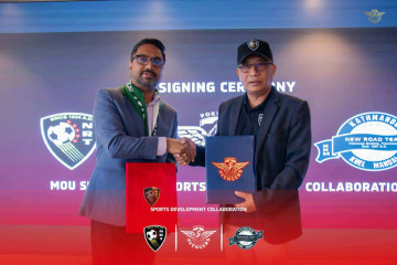 पोखरा एभेन्जर्स र काठमाडौं खेल मण्डल/न्युरोड टिमबीच सहकार्य सम्झौता