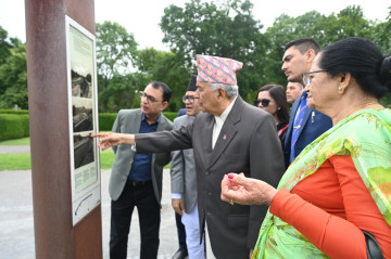 राष्ट्रपति पौडेलले गरे बर्लिनका ऐतिहासिक स्थलको अवलोकन