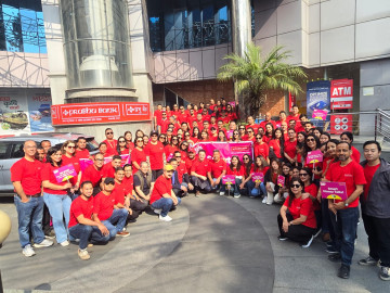 ग्लोबल मनि विकको अवसरमा प्रभु बैंक कमलादीद्वारा प्रभातफेरी कार्यक्रम आयोजना