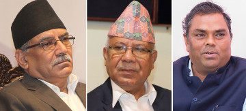 सिट बाँडफाँटमा कांग्रेसविरुद्ध मोर्चावन्दी गर्न प्रचण्ड, नेपाल र यादवबीच छलफल 