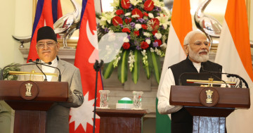 प्रचण्डको भारत भ्रमणः अरुण तेस्रोकै ढाँचामा तल्लो अरुण अगाडि बढाउन पीडीएमा हस्ताक्षर