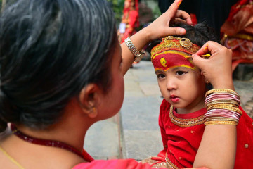 इन्द्रजात्राको दोस्रो दिन: कुमारी पूजामा जे देखियो (फोटो फिचर)