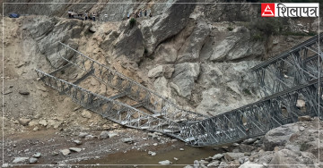निर्माणाधिन मोडुलर ब्रिज जोडिने क्रममा भाँचियो, घाइते भएका ६ जना मजदूरको अवस्था गम्भीर