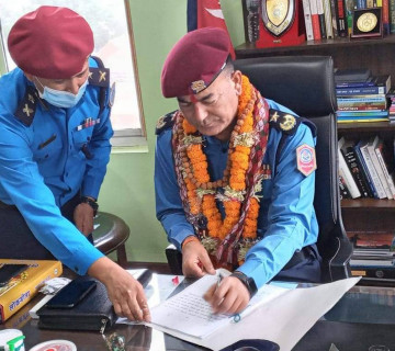 एआईजी धानुकले सम्हाले उपत्यका प्रहरी कार्यालय प्रमुखको कमाण्ड 