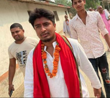 पूर्वसांसदका २२ वर्षीय छोराले दोब्बर मतसहित जिते गाउँपालिका अध्यक्ष