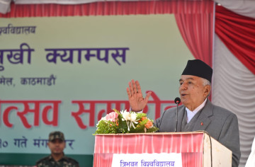 विकास पुगेर पनि गाउँ किन रित्तिँदै छ, समस्याको समाधान खोजौँ: राष्ट्रपति पौडेल