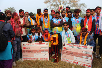 रोहिणी अध्यक्ष कप क्रिकेट प्रतियोगिताको उपाधि रोहिणी–१ लाई