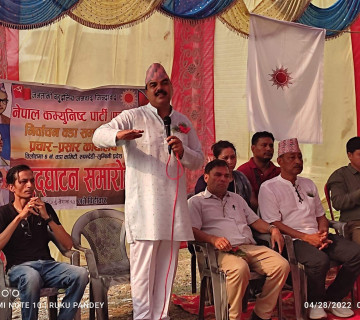 तिलोत्तमाका बहालवाला मेयरले गरे निर्वाचन आचारसंहिता उल्लंघन