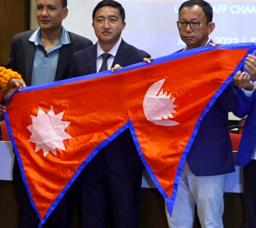 नेपाली यू–२० फुटबल टोली आज भारत जाँदै