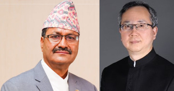 परराष्ट्रमन्त्री साउद र चिनियाँ राजदूत सङबीच भेटवार्ता