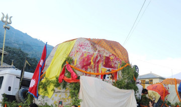 अयोध्या पुर्‍याइयाे कालीगण्डकी नदीको देवशिला