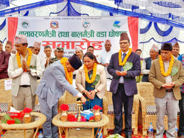 सुर्खेतको वीरेन्द्रनगर-८ बन्यो बाल तथा वातावरणमैत्री वडा