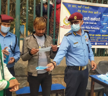 काठमाडौं प्रहरीले फेरि थाल्यो कोरोना भाइरसबारे जनचेतनामूलक कार्यक्रम 