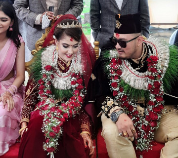 सुपुष्पा र रौनकले गरे विवाह