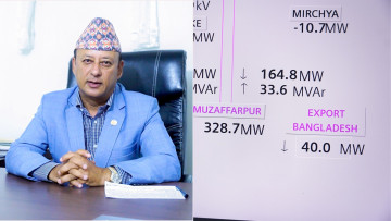 नेपालबाट बंगलादेशमा ४० मेगावाट विद्युत् निर्यात सुरु