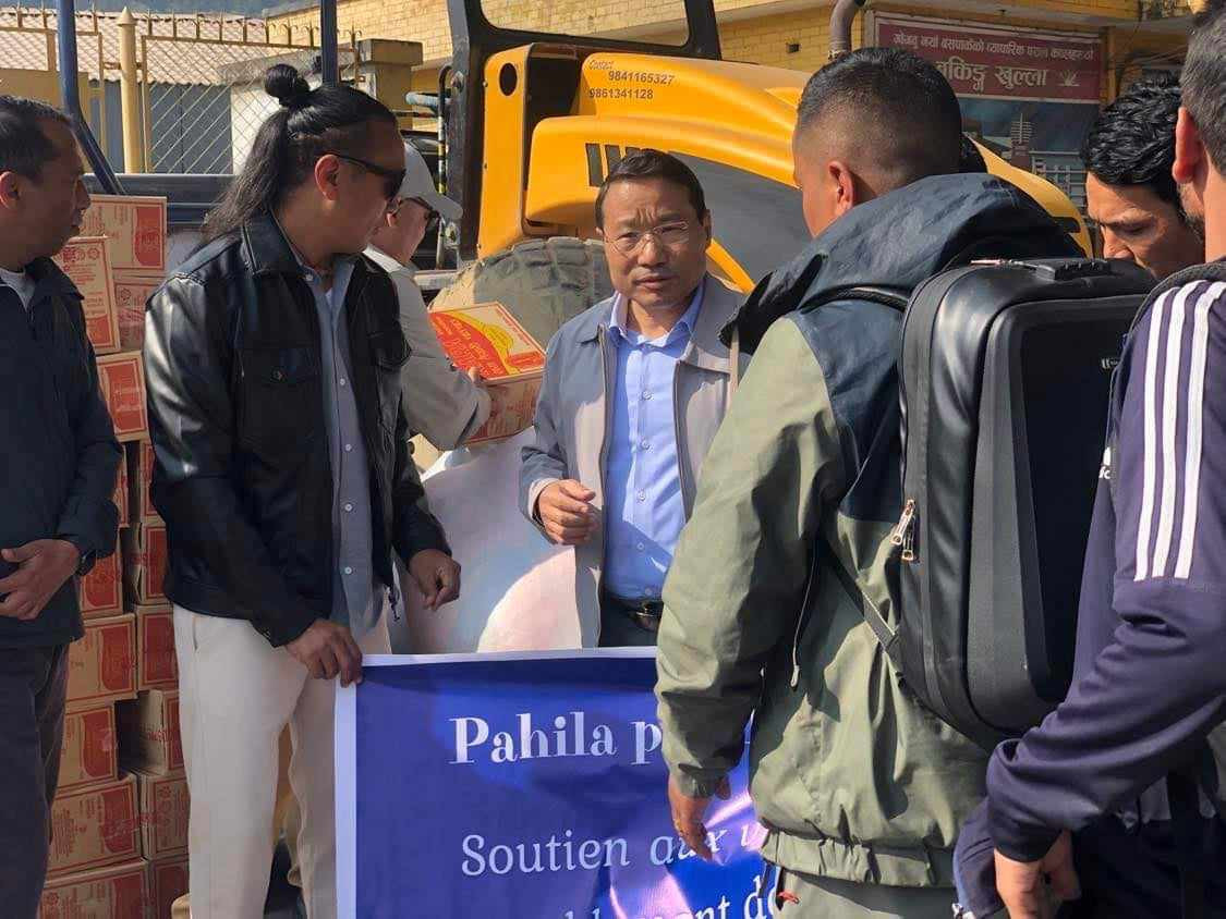 माओवादी उपत्यका प्रदेशले पठायो भूकम्पपीडितलाई राहत
