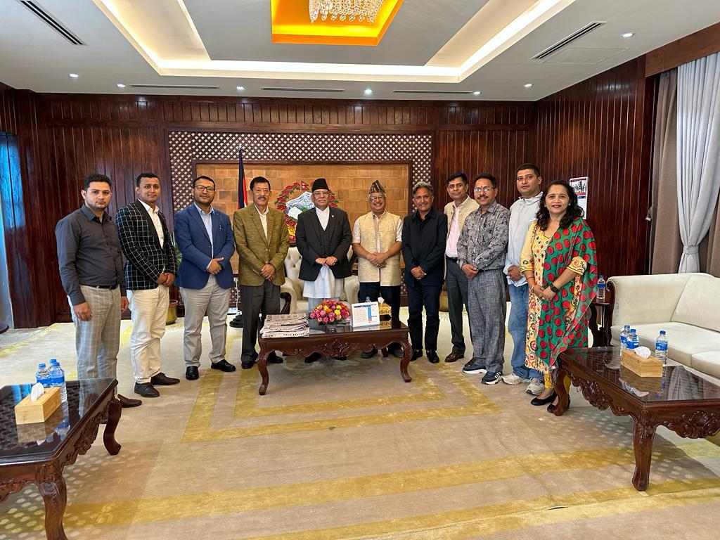 प्रचण्डसँग कांग्रेस रुपान्तरण अभियानका नेताहरूकाे भेट, के भयाे कुराकानी ?