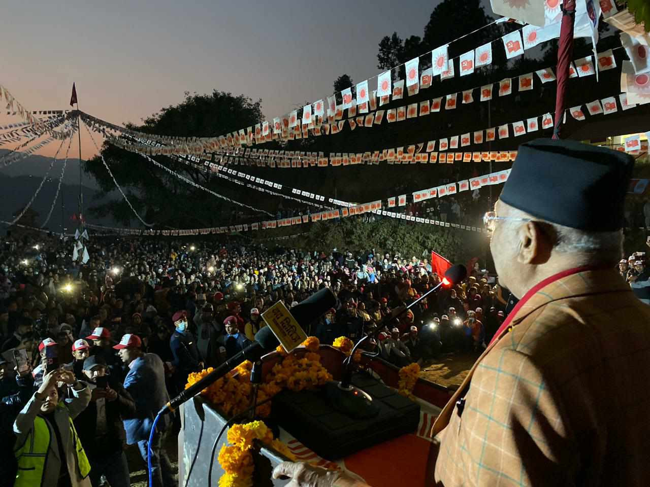 एमालेलाई रोक्न खोज्नु सूर्यलाई रोक्न खोजे जस्तै हो : ओली 