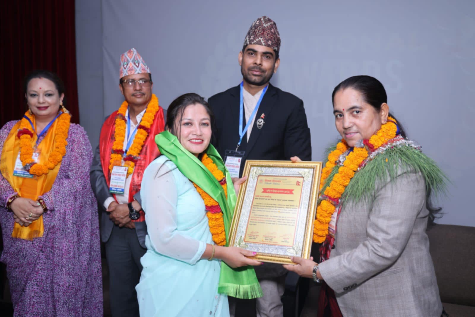माई किड मन्टेश्वरी स्कुलले पायो राष्ट्रिय शिक्षा सम्मान