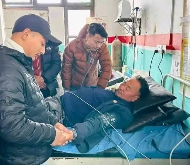 मस्तिष्कघात भएका पूर्वमन्त्री नेम्वाङकाे स्वास्थ्यमा सामान्य सुधार, मान्छे चिन्न थाले