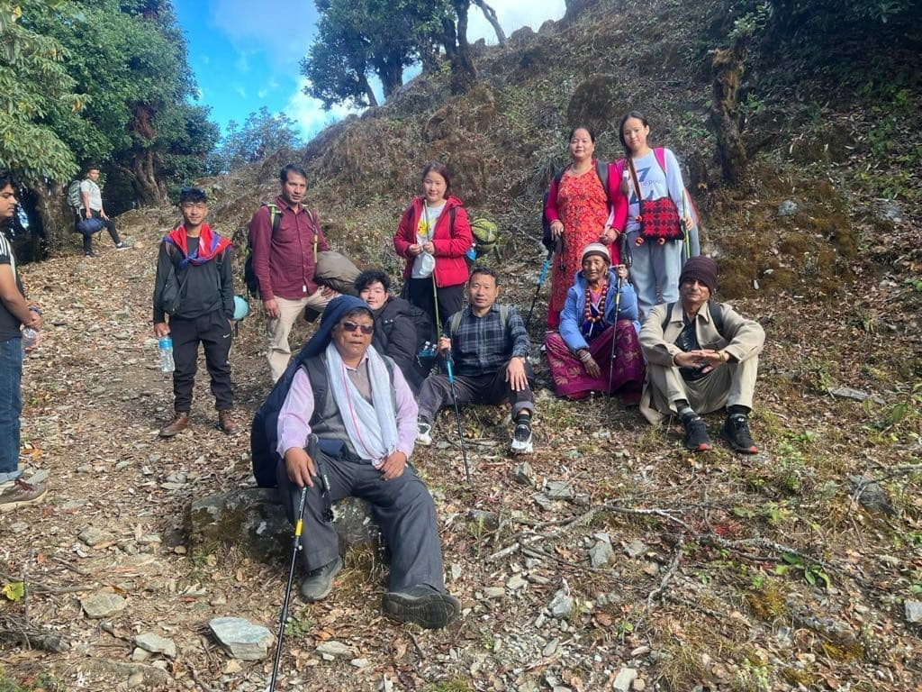 जलजलाको पर्यटन प्रवर्द्धन गर्न वर्षमानको नेतृत्वमा आवासीय पदयात्रा 