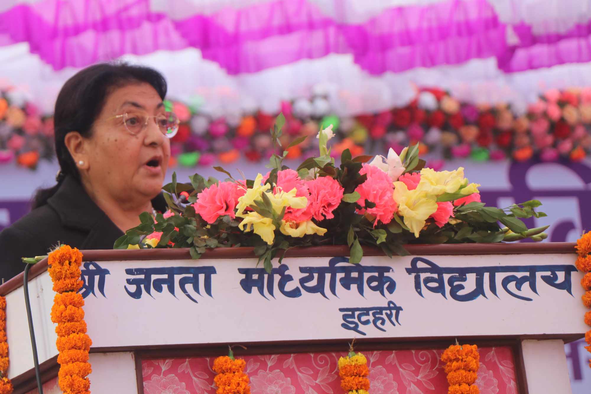 शिक्षामा अपेक्षित सफलता नभएको पूर्वराष्ट्रपति भण्डारीको टिप्पणी 