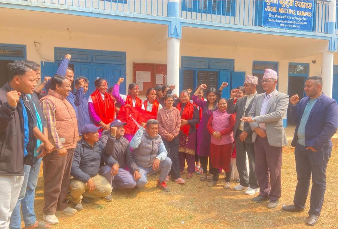 सिन्धुपाल्चोककाे जुगल बहुमुखीकाे स्ववियु सभापतिमा अखिल क्रान्तिकारी निर्विराेध