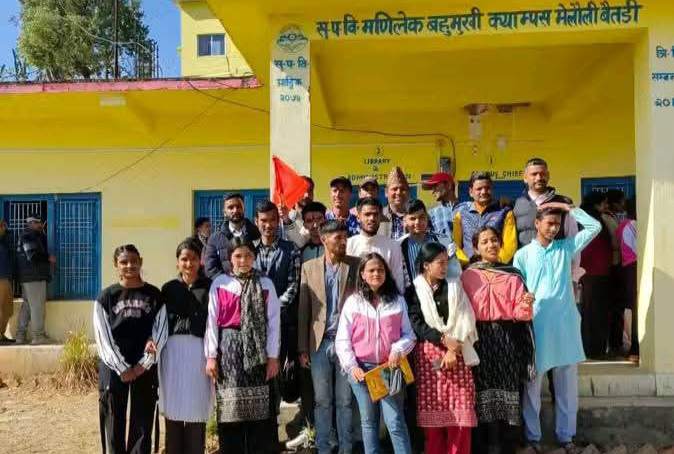 बैतडीको मणिलेक क्याम्पसको स्ववियुमा नेविसंघको प्यानलै विजयी