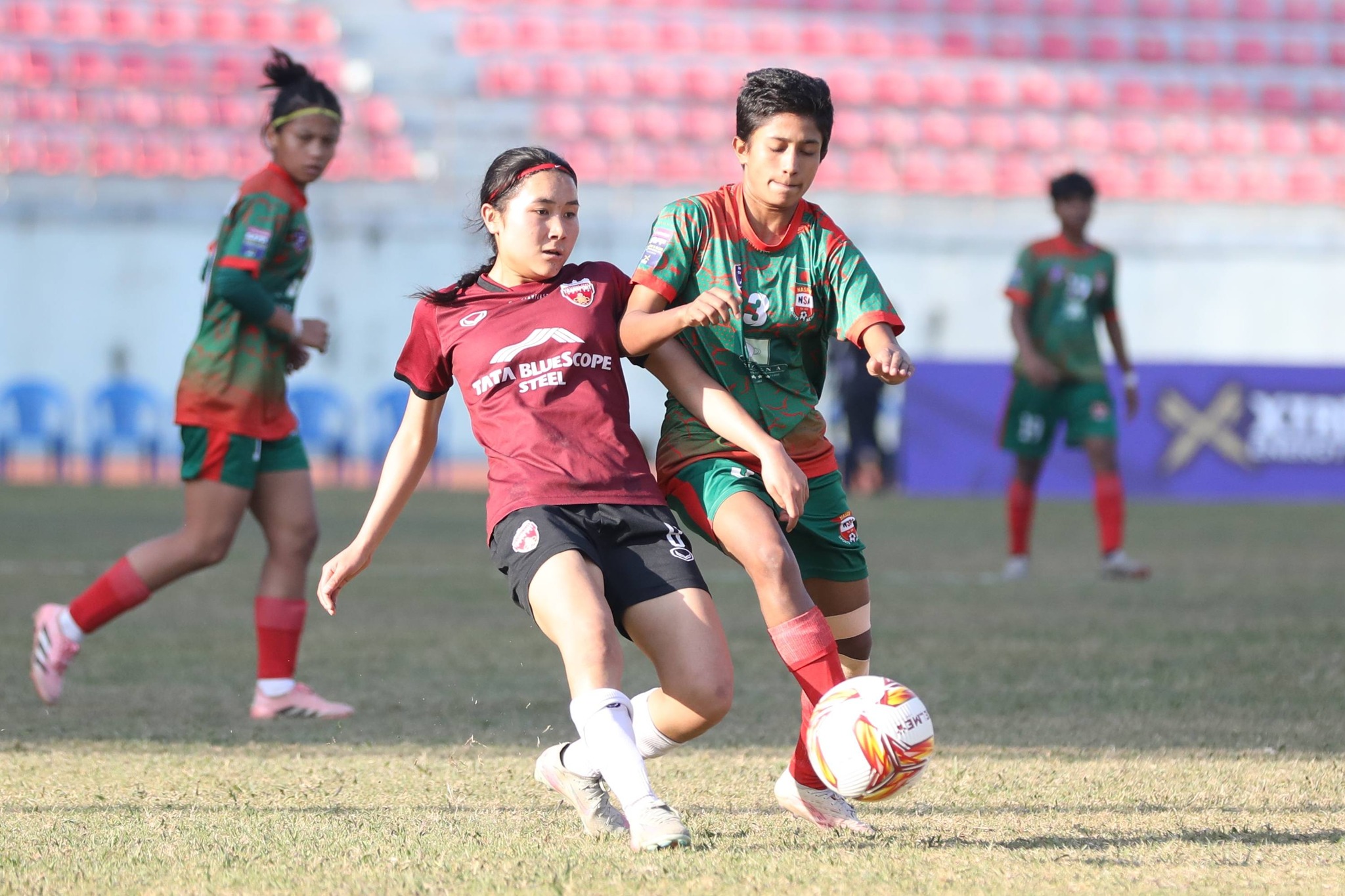 साफ महिला क्लब च्याम्पियनसिप: अन्तिम समयमा गोल खाँदा ट्रान्सपोर्ट बराबरीमा रोकियो, नासरिनको सुखद अन्त्य