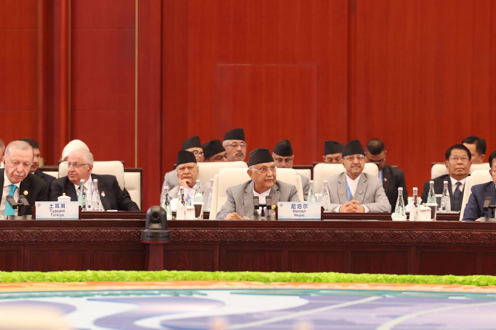 एससीओ प्लस सम्मेलनमा प्रधानमन्त्री ओलीको सम्बोधनः उठाए यी चार मुद्दा