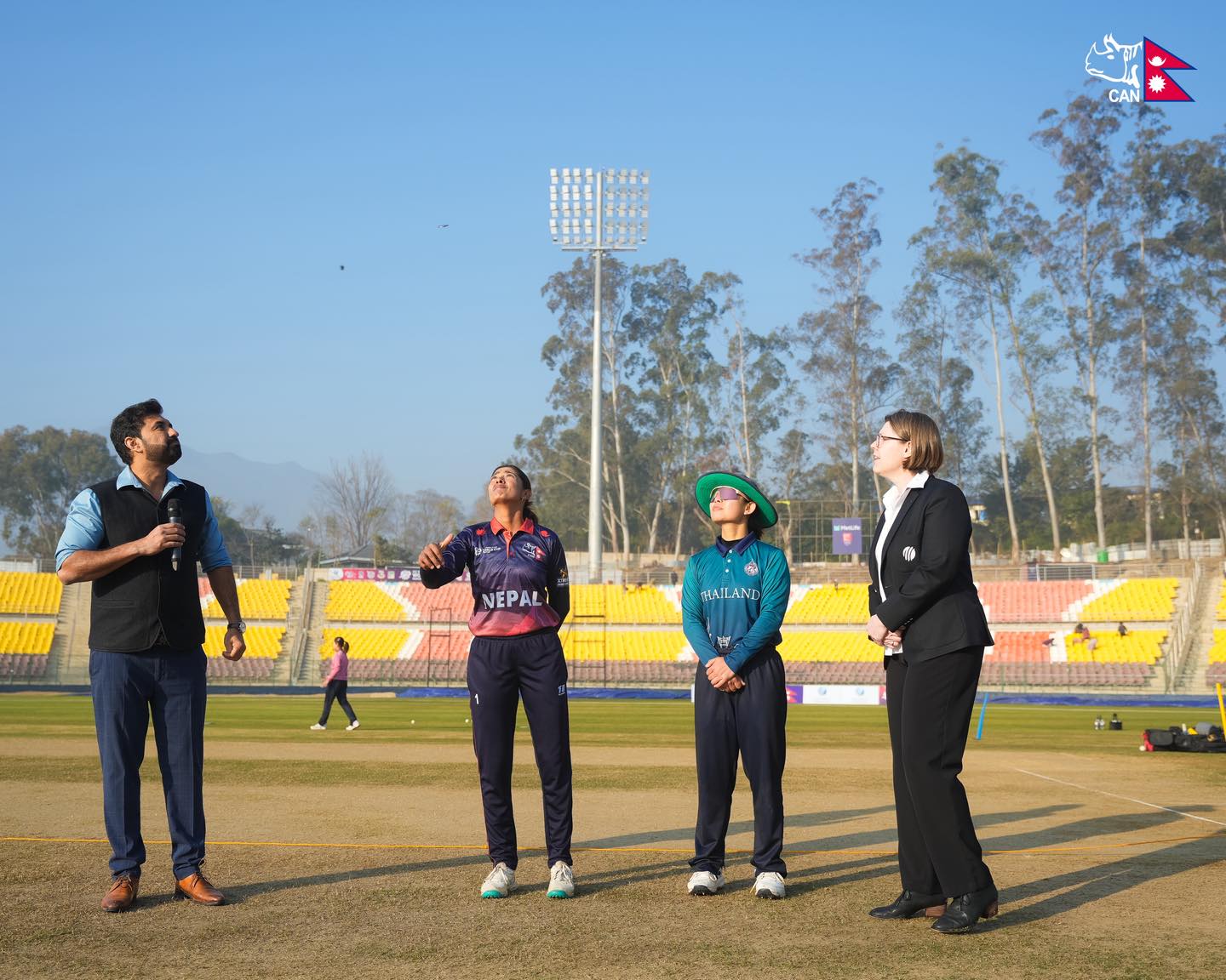 नेपालले थाइल्यान्डविरुद्ध टस हार्‍यो, पहिला ब्याटिङ गर्ने