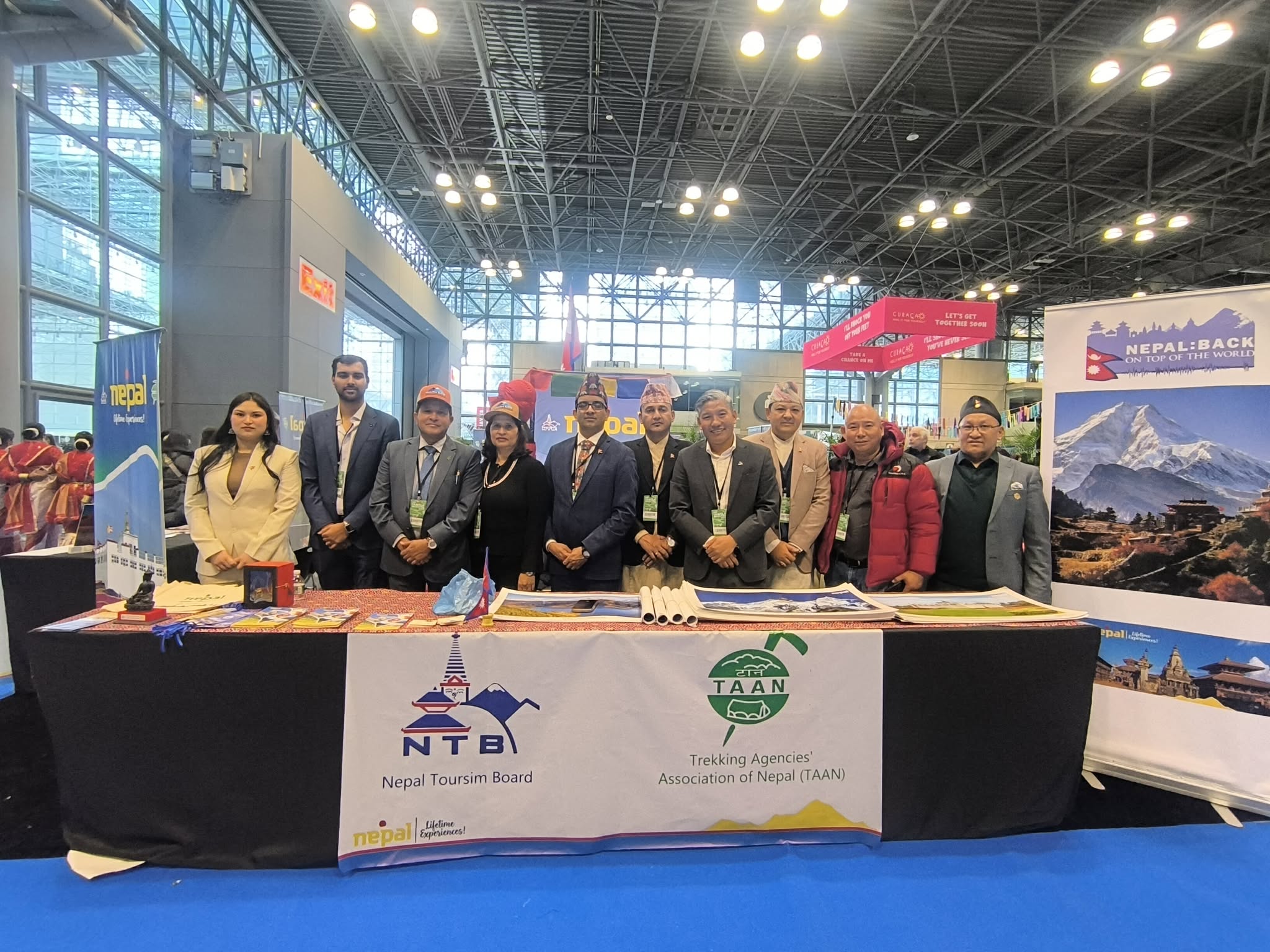 अमेरिकामा पर्यटक खोज्दै नेपाल, न्युयोर्कको ट्राभल एन्ड एड्भेन्चर शोमा सहभागी