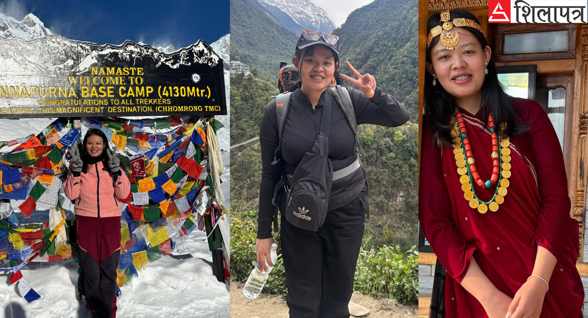 स्थलमार्गबाट आएकी अरुणाञ्चलकी एकल घुमन्ते रिबा भन्छिन्– नेपाल महिला पर्यटकलाई सुरक्षित